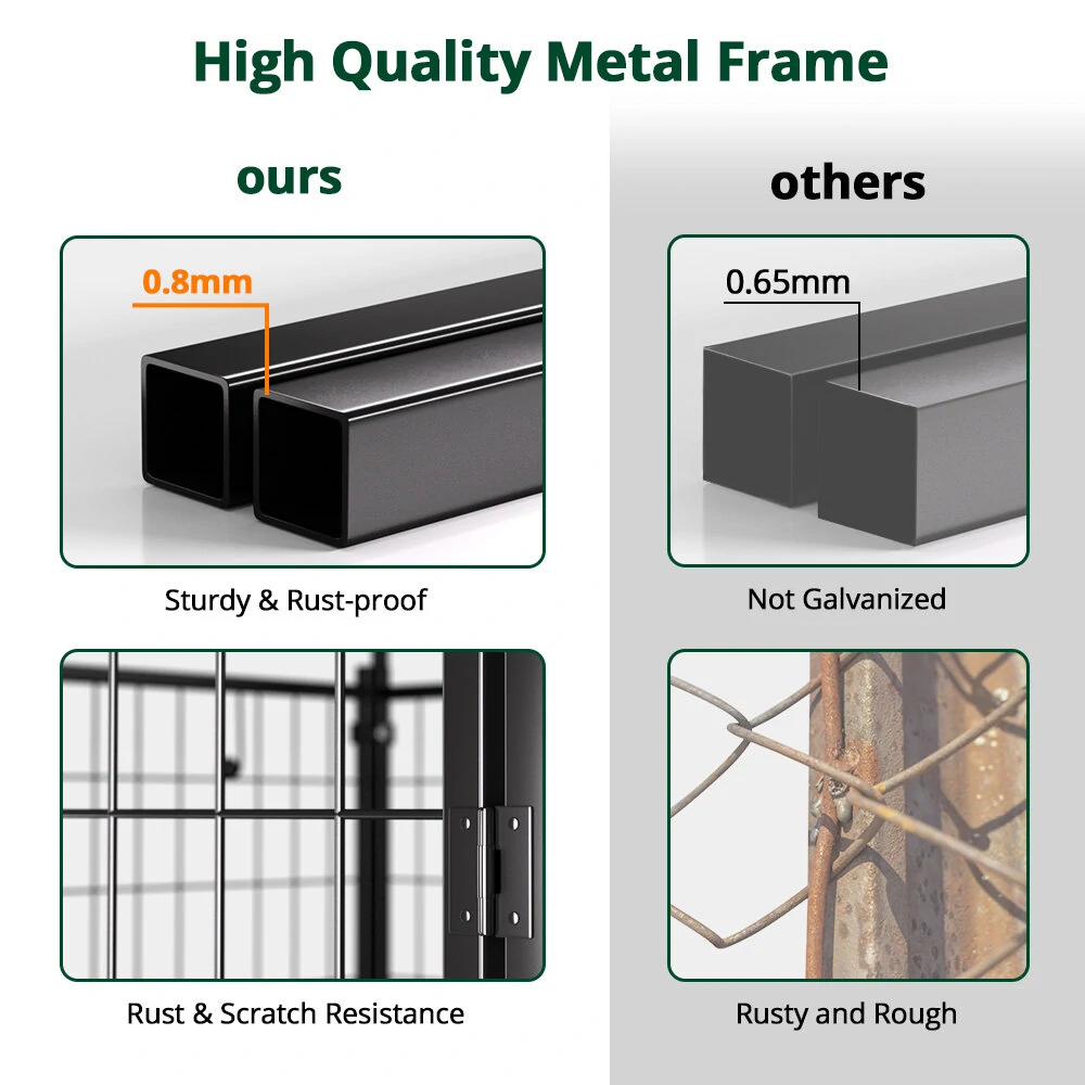 (image for) PawGiant Oversized Large Dog Kennel Outdoor Anti-UV Dog Playpen House Fence Pet Crate US