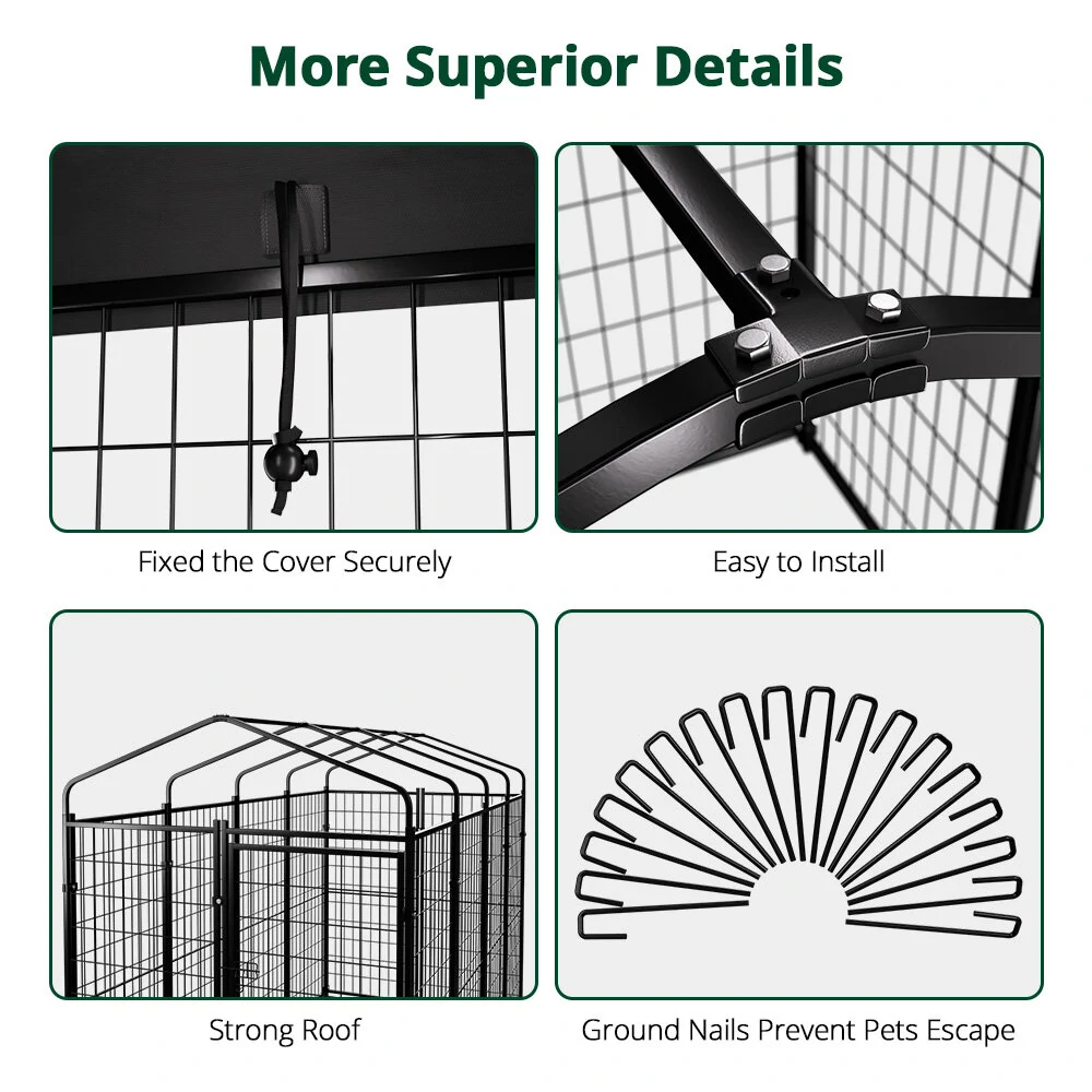 (image for) PawGiant Oversized Large Dog Kennel Outdoor Anti-UV Dog Playpen House Fence Pet Crate US