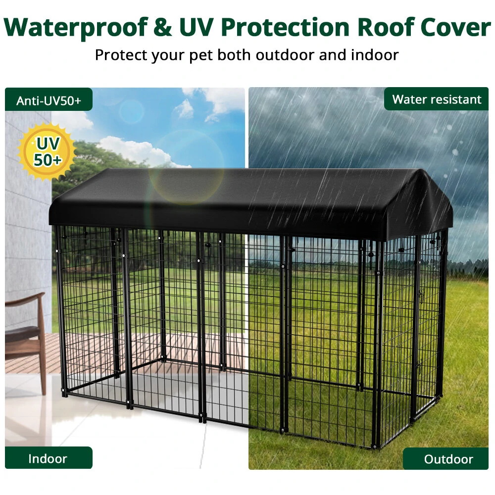 (image for) PawGiant Oversized Large Dog Kennel Outdoor Anti-UV Dog Playpen House Fence Pet Crate US