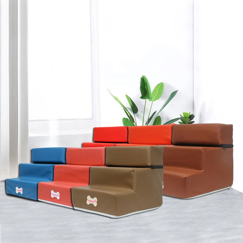 (image for) Pet Stairs High Rebound Soft Washable Pet Ramp Climbing Ladder